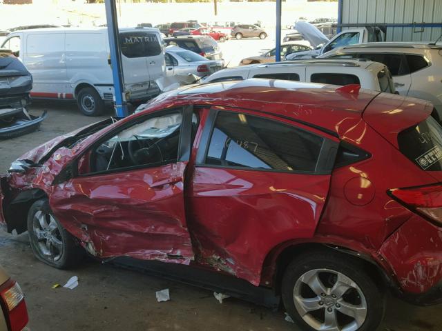 3CZRU6H54GM750534 - 2016 HONDA HR-V EX RED photo 9