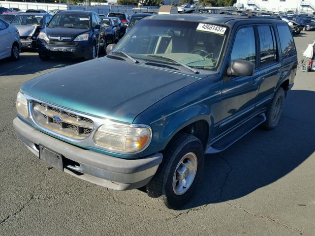 1FMZU34E9WZB07065 - 1998 FORD EXPLORER GREEN photo 2