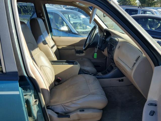 1FMZU34E9WZB07065 - 1998 FORD EXPLORER GREEN photo 5