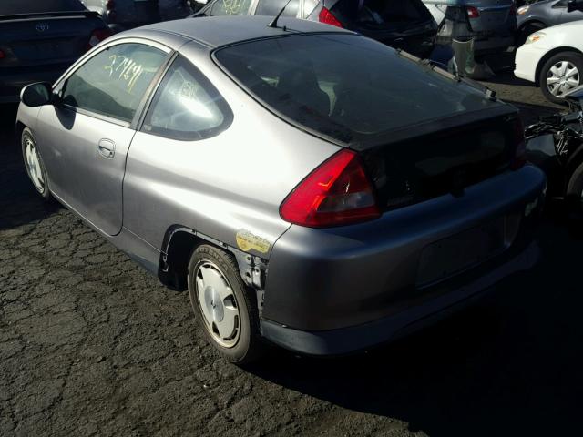 JHMZE1377YT003591 - 2000 HONDA INSIGHT SILVER photo 3