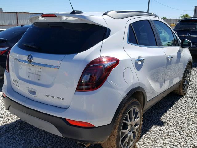 KL4CJ1SB5JB556545 - 2018 BUICK ENCORE SPO WHITE photo 4