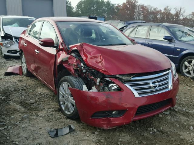 3N1AB7AP4DL688647 - 2013 NISSAN SENTRA S RED photo 1