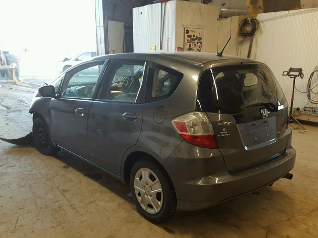 JHMGE8H35CC022171 - 2012 HONDA FIT GRAY photo 3