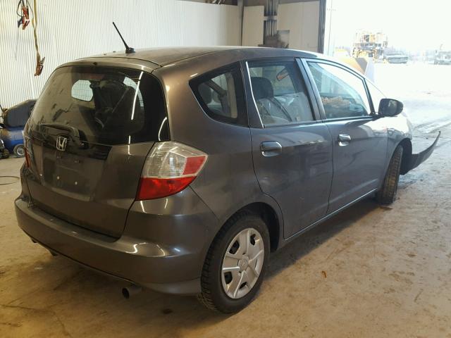 JHMGE8H35CC022171 - 2012 HONDA FIT GRAY photo 4