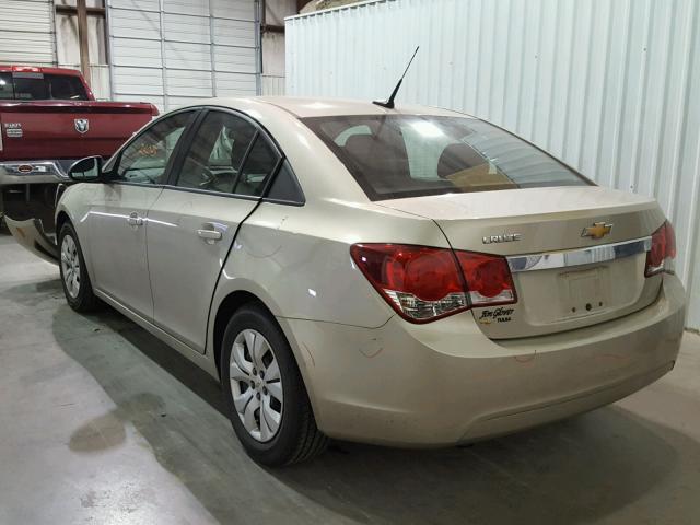 1G1PA5SH2E7324540 - 2014 CHEVROLET CRUZE LS TAN photo 3