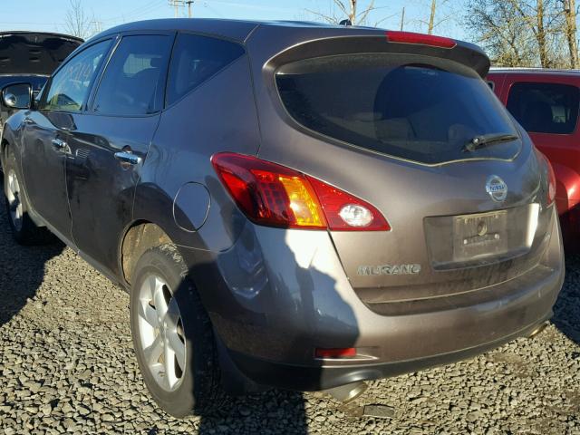 JN8AZ1MW2AW111361 - 2010 NISSAN MURANO S GOLD photo 3