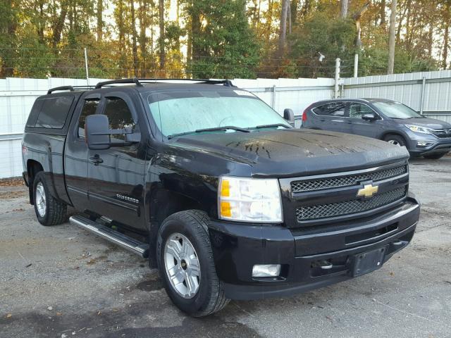 1GCRKTE30BZ399870 - 2011 CHEVROLET SILVERADO BLACK photo 1