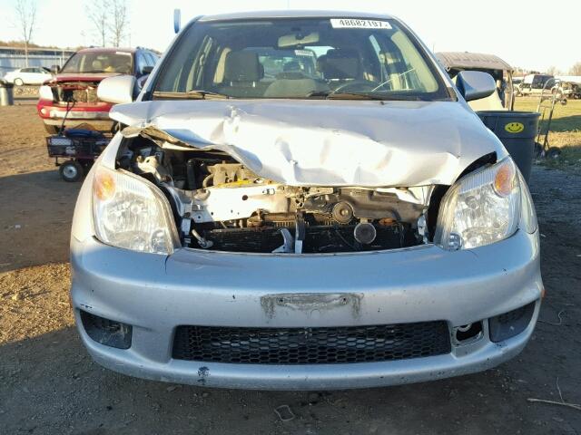 JTKKT624365004454 - 2006 TOYOTA SCION XA SILVER photo 9