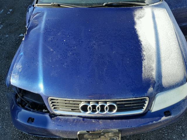 WAUED28D3XA270161 - 1999 AUDI A4 2.8 QUA BLUE photo 7