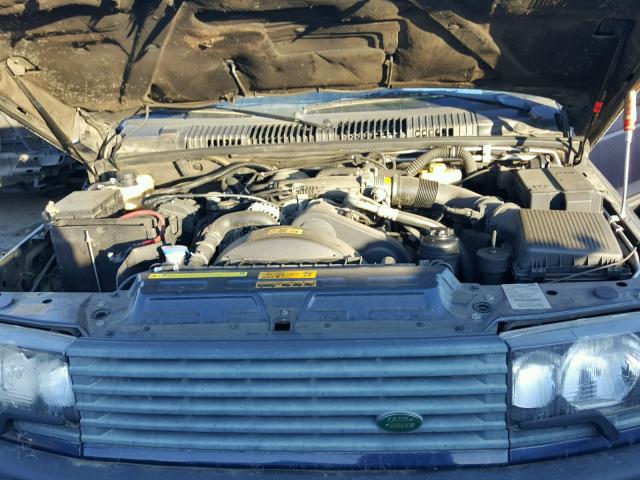 SALPM16461A451537 - 2001 LAND ROVER RANGE ROVE BLUE photo 7