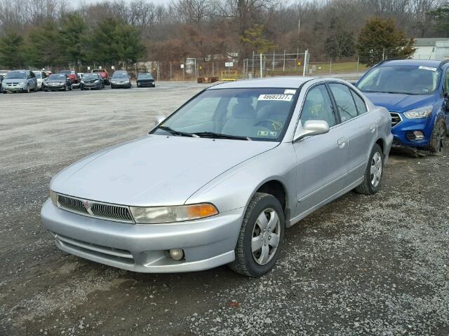 4A3AA46G4YE062591 - 2000 MITSUBISHI GALANT ES SILVER photo 2