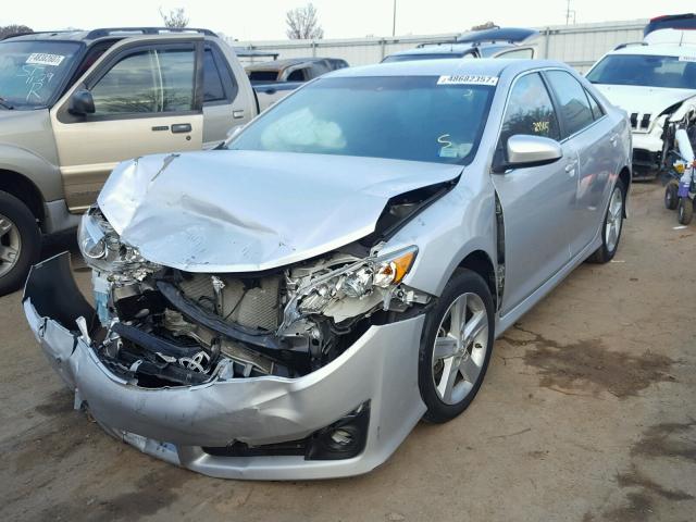 4T1BF1FK7DU279009 - 2013 TOYOTA CAMRY L SILVER photo 2