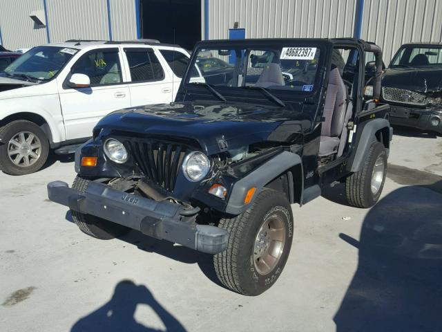 1J4FY29P7WP775873 - 1998 JEEP WRANGLER / BLACK photo 2