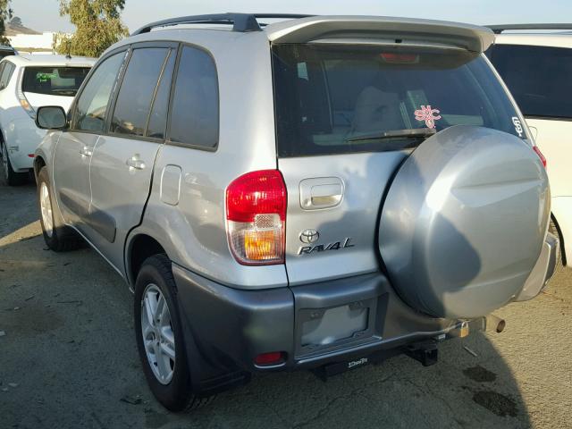 JTEGH20V610009913 - 2001 TOYOTA RAV4 SILVER photo 3