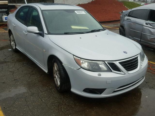 YS3FB49Y781014190 - 2008 SAAB 9-3 2.0T SILVER photo 1