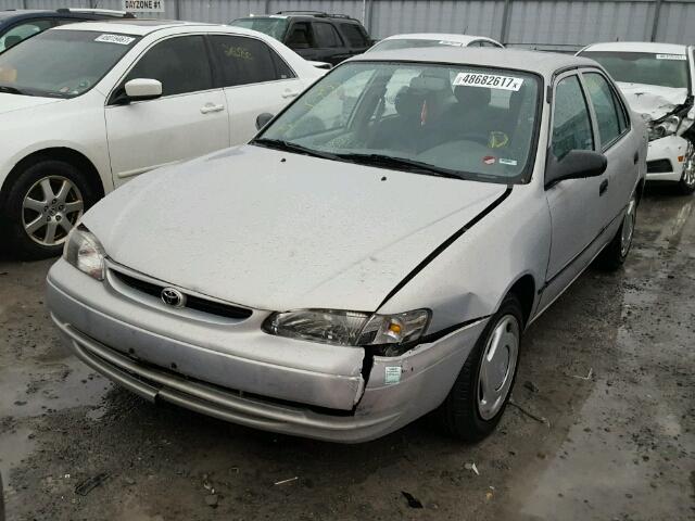 2T1BR12E6XC748376 - 1999 TOYOTA COROLLA VE SILVER photo 2