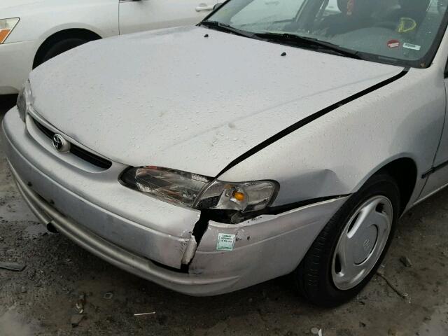 2T1BR12E6XC748376 - 1999 TOYOTA COROLLA VE SILVER photo 9