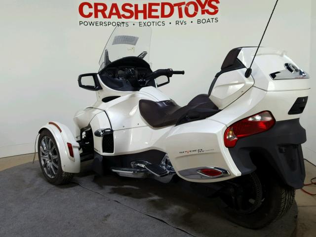 2BXNBBC16DV000829 - 2013 CAN-AM SPYDER ROA WHITE photo 6