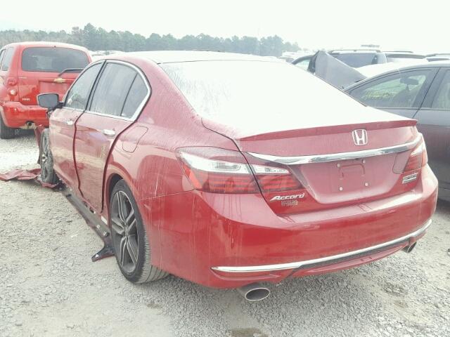 1HGCR2F17HA177005 - 2017 HONDA ACCORD SPO RED photo 3