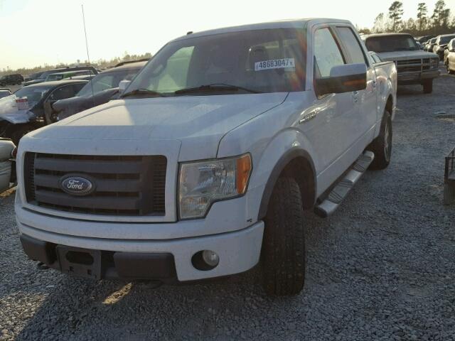 1FTFW1EV5AKA65239 - 2010 FORD F150 SUPER WHITE photo 2