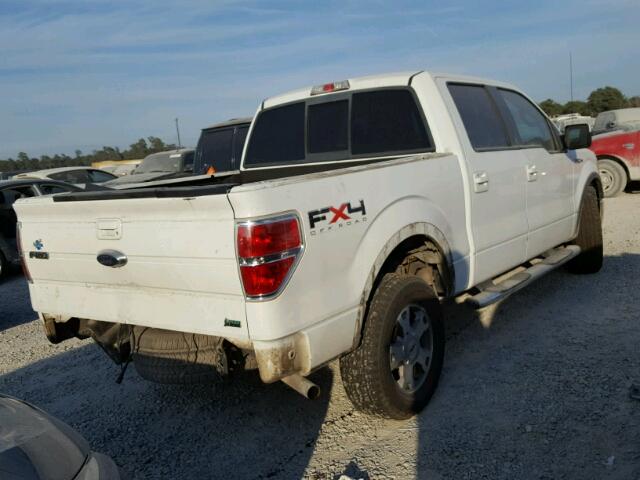 1FTFW1EV5AKA65239 - 2010 FORD F150 SUPER WHITE photo 4