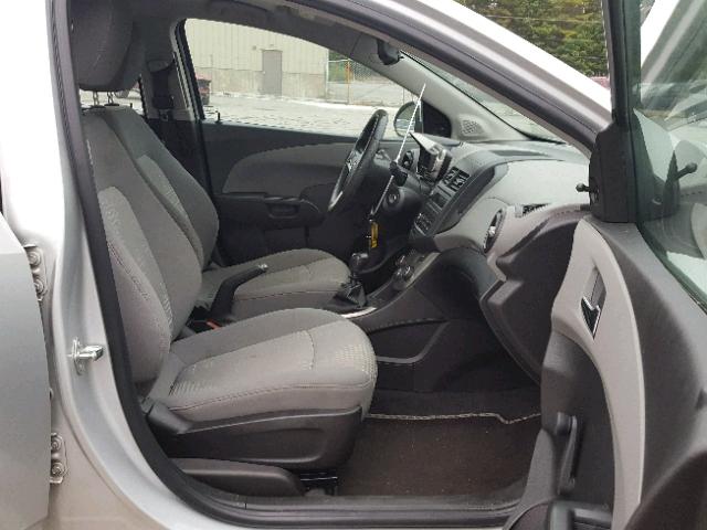 1G1JB5SH9C4108993 - 2012 CHEVROLET SONIC LS 银色 照片 5