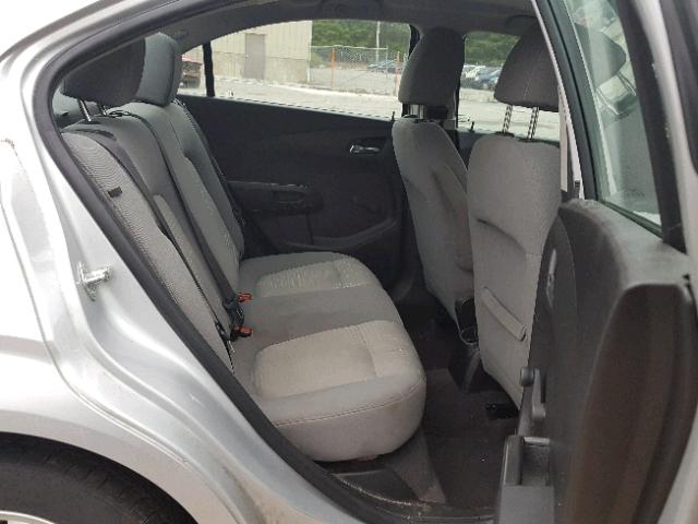 1G1JB5SH9C4108993 - 2012 CHEVROLET SONIC LS 银色 照片 6