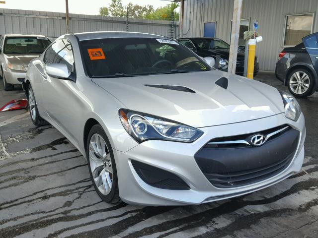 KMHHT6KD8DU102184 - 2013 HYUNDAI GENESIS CO SILVER photo 1