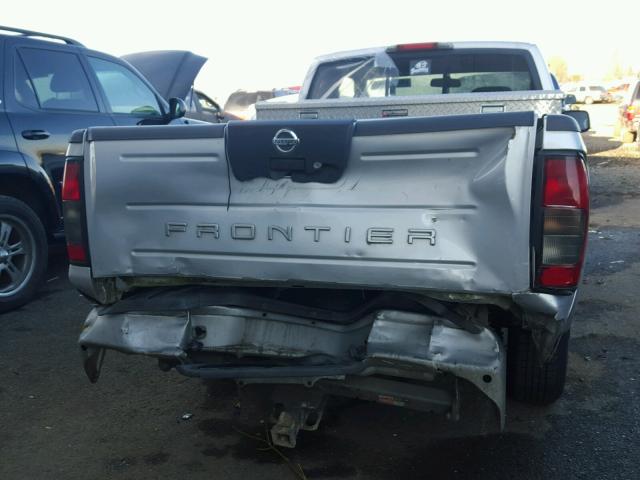 1N6DD26T74C467162 - 2004 NISSAN FRONTIER K SILVER photo 9