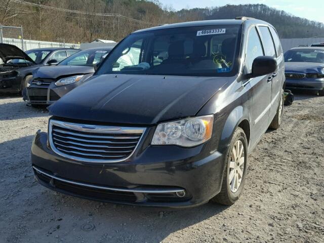 2C4RC1BGXDR539137 - 2013 CHRYSLER TOWN & COU BLACK photo 2