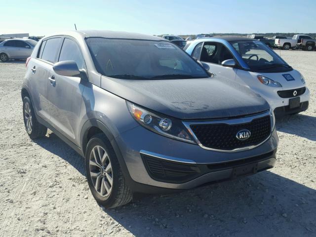 KNDPB3AC0E7599953 - 2014 KIA SPORTAGE B GRAY photo 1