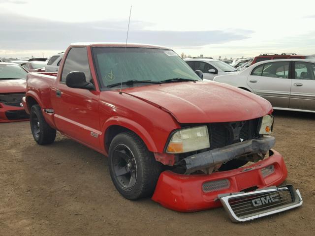 1GTCS14X738159706 - 2003 GMC SONOMA RED photo 1