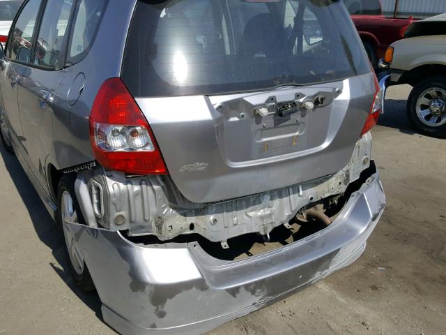 JHMGD38677S035452 - 2007 HONDA FIT S 灰色 照片 9
