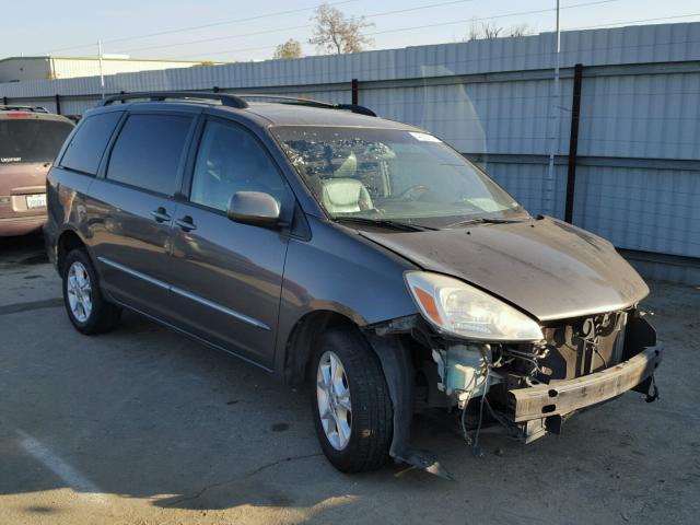 5TDBA22C95S041076 - 2005 TOYOTA SIENNA XLE GRAY photo 1