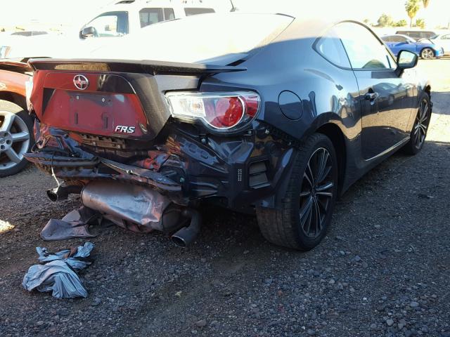 JF1ZNAA14D2720892 - 2013 TOYOTA SCION FR-S CHARCOAL photo 4