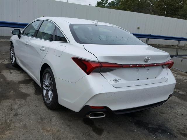 4T1BZ1FB4KU004072 - 2019 TOYOTA AVALON XLE 白色 照片 3