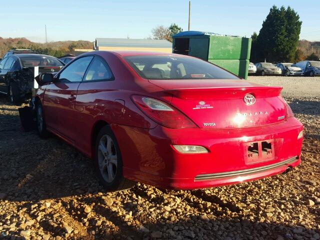 4T1CA30P57U112199 - 2007 TOYOTA CAMRY SOLA RED photo 3