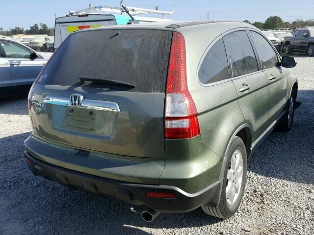 JHLRE38768C051527 - 2008 HONDA CR-V EXL GREEN photo 4