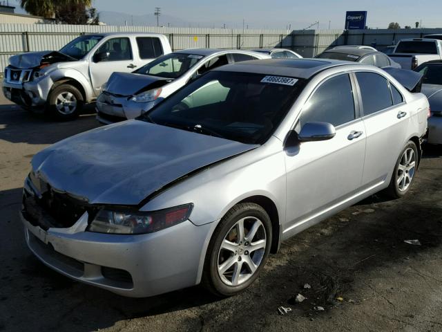 JH4CL96814C033341 - 2004 ACURA TSX SILVER photo 2