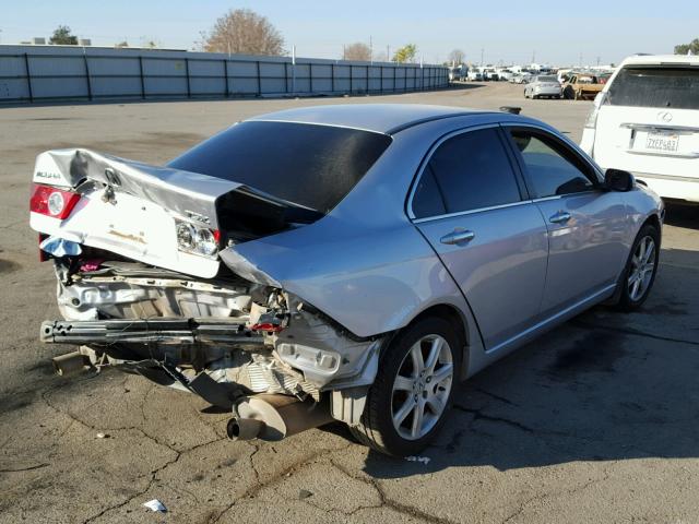 JH4CL96814C033341 - 2004 ACURA TSX SILVER photo 4