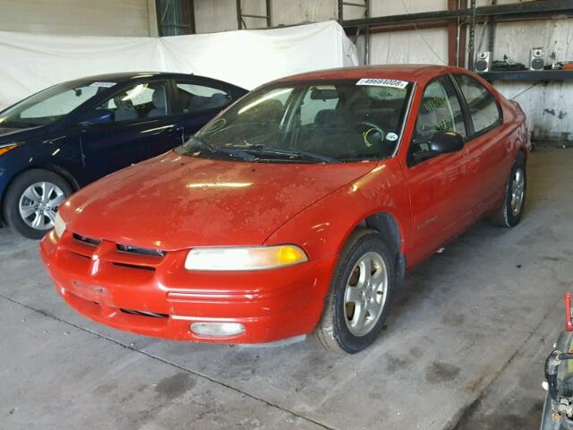 1B3EJ56H0XN581608 - 1999 DODGE STRATUS ES RED photo 2