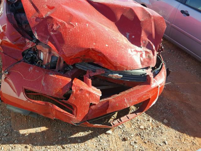 2G1WA5EK2A1102848 - 2010 CHEVROLET IMPALA LS RED photo 9