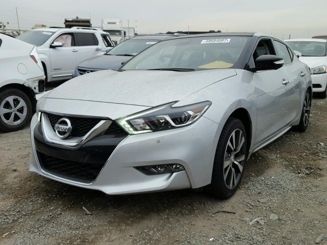 1N4AA6AP5HC387399 - 2017 NISSAN MAXIMA 3.5 SILVER photo 2