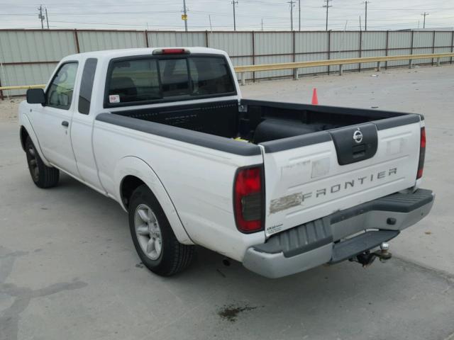 1N6DD26S42C378301 - 2002 NISSAN FRONTIER K WHITE photo 3