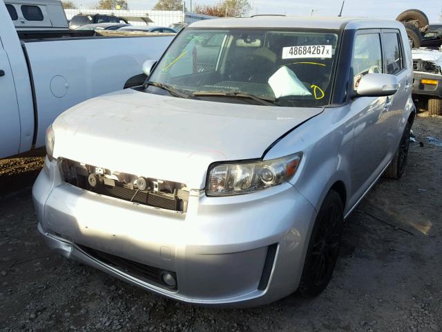 JTLZE4FE9A1112265 - 2010 TOYOTA SCION XB SILVER photo 2