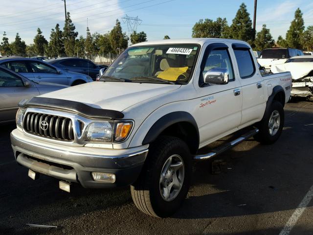 5TEGN92NX4Z389328 - 2004 TOYOTA TACOMA DOU WHITE photo 2