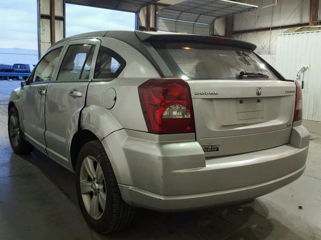 1B3CB4HAXAD552600 - 2010 DODGE CALIBER SX SILVER photo 3