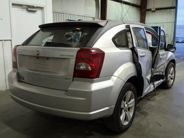 1B3CB4HAXAD552600 - 2010 DODGE CALIBER SX SILVER photo 4