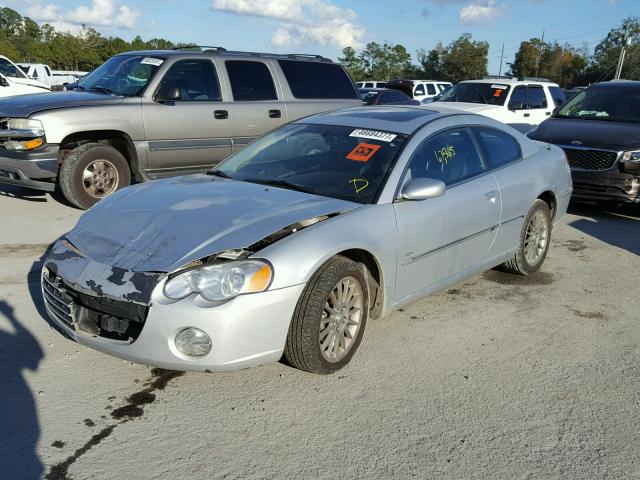 4C3AG52H94E055025 - 2004 CHRYSLER SEBRING LI SILVER photo 2