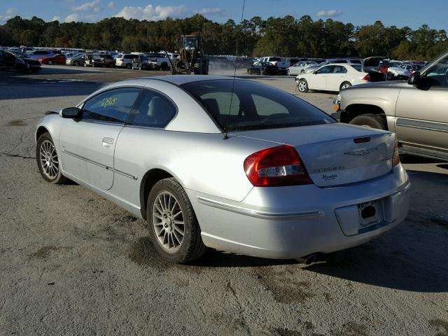 4C3AG52H94E055025 - 2004 CHRYSLER SEBRING LI SILVER photo 3